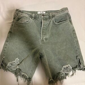 Free People Green Shorts